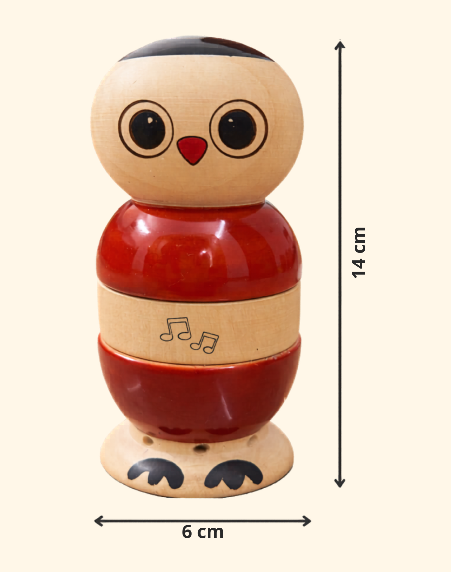 Wooden Storyteller Toy (Red)